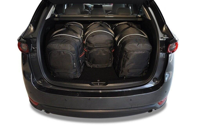 Kjust Reistassenset voor Mazda CX-5 vanaf 2017 - Set van 4 Tassen met 3 Roltassen en 1 Sporttas