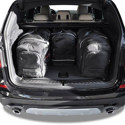 Kjust Reistassenset voor BMW X3 2018-2024 - Set van 4 Tassen met 2 Roltassen en 2 Sporttassen