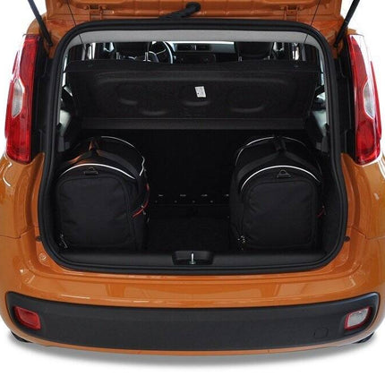 Kjust Reistassenset voor Fiat Panda 2012-2020 - Set van 3 Tassen met 3 Sporttassen