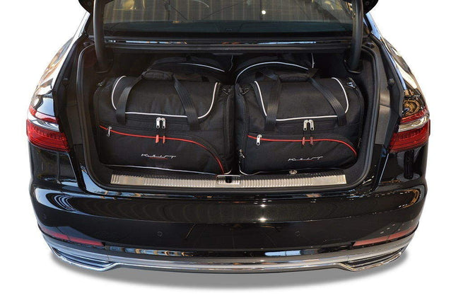 Kjust Reistassenset voor Audi A8 Sedan vanaf 2018 - Set van 4 Tassen met 2 Roltassen en 2 Sporttassen