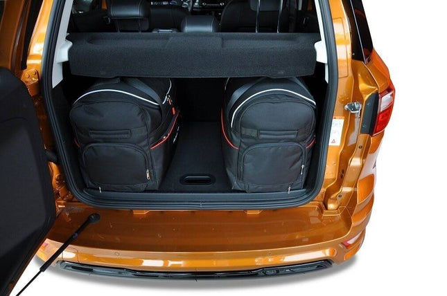 Kjust Reistassenset voor Ford Ecosport 2018-2023 - Set van 3 Tassen met 2 Roltassen en 1 Sporttas