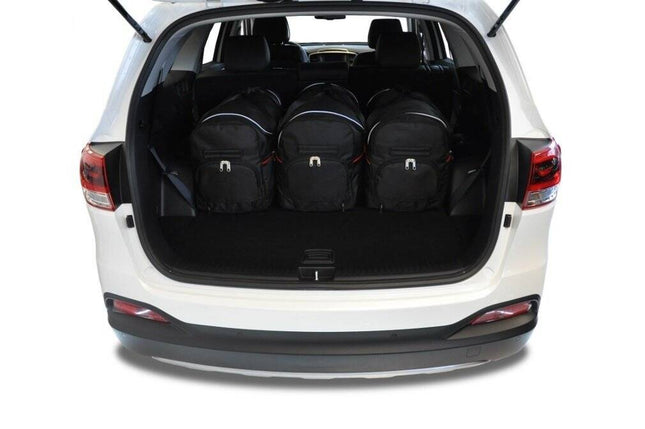 Kjust Reistassenset voor Kia Sorento 2015-2020 - Set van 5 Tassen met 3 Roltassen en 2 Sporttassen