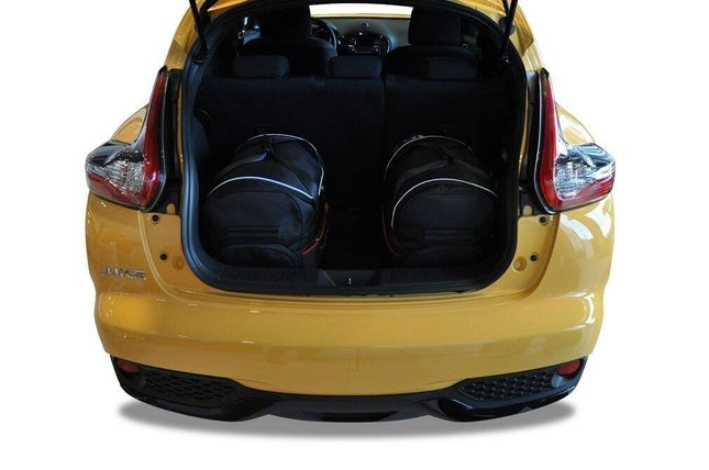 Kjust Reistassenset voor Nissan Juke 2010-2019 - Set van 3 Tassen met 2 Roltassen en 1 Sporttas