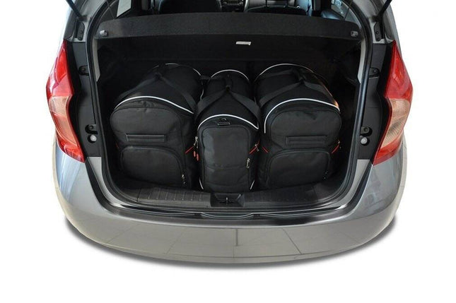 Kjust Reistassenset voor Nissan Note 5-deurs 2013-2020 - Set van 3 Tassen met 2 Roltassen en 1 Sporttas