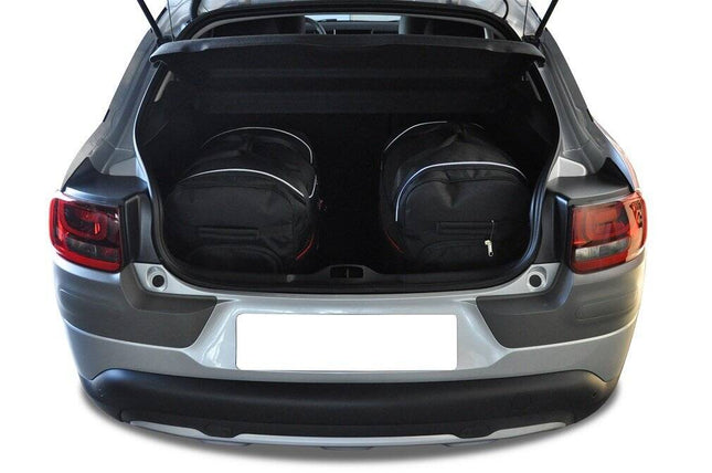 Kjust Reistassenset voor Citroen C4 Cactus 2014-2017 - Set van 3 Tassen met 2 Roltassen en 1 Sporttas
