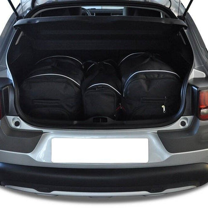 Kjust Reistassenset voor Citroen C4 Cactus 2014-2017 - Set van 3 Tassen met 2 Roltassen en 1 Sporttas