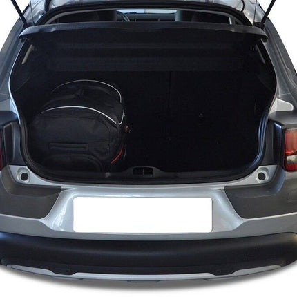 Kjust Reistassenset voor Citroen C4 Cactus 2014-2017 - Set van 3 Tassen met 2 Roltassen en 1 Sporttas