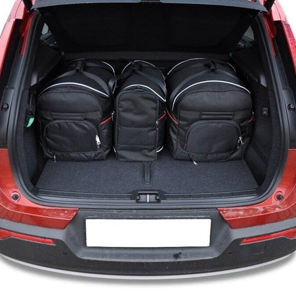 Kjust Reistassenset voor Volvo XC40 2018-2024 - Set van 5 Tassen met 2 Roltassen en 3 Vliegtuigtassen