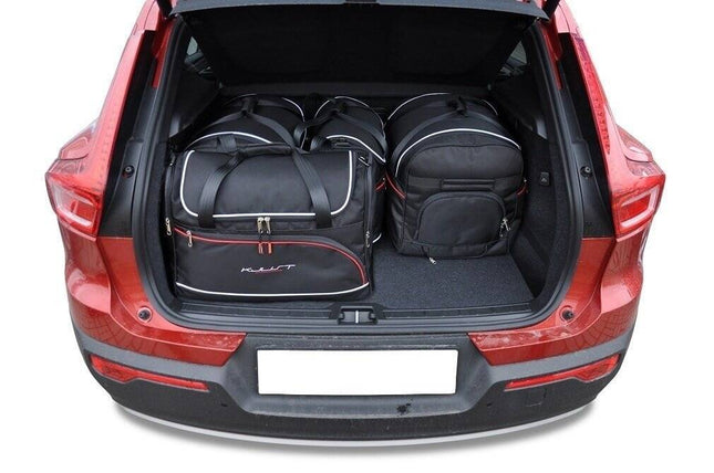 Kjust Reistassenset voor Volvo XC40 2018-2024 - Set van 5 Tassen met 2 Roltassen en 3 Vliegtuigtassen