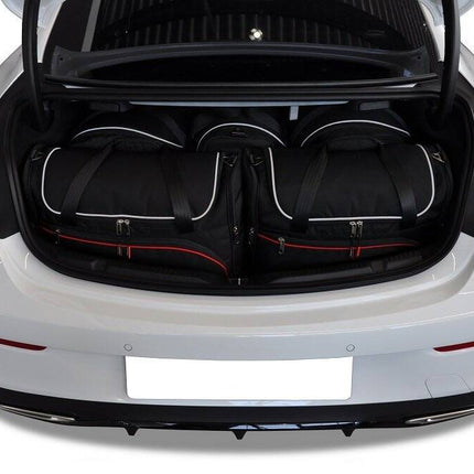 Kjust Reistassenset voor Mercedes Benz E-Klasse coupe 2017-2023 - Set van 5 Tassen met 2 Roltassen en 3 Vliegtuigtassen