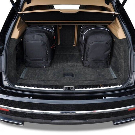 Kjust Reistassenset voor Bentley Bentayga vanaf 2015 - Set van 5 Tassen met 3 Roltassen en 2 Vliegtuigtassen