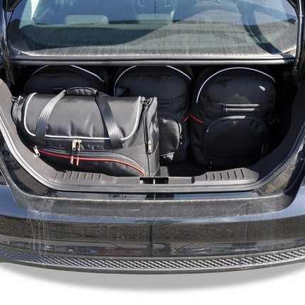 Kjust Reistassenset voor Ford Focus Sedan 2011-2014 - Set van 5 Tassen met 3 Roltassen en 2 Vliegtuigtassen