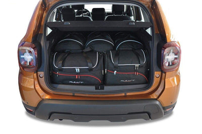 Kjust Reistassenset voor Dacia Duster 2018-2024 - Set van 5 Tassen met 3 Roltassen en 2 Vliegtuigtassen