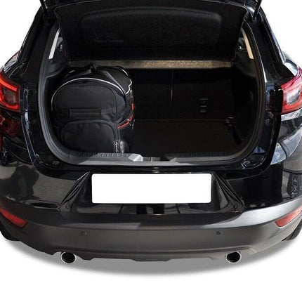 Kjust Reistassenset voor Mazda CX-3 Vanaf 2015 - Set van 3 Tassen met 2 Roltassen en 1 Sporttas