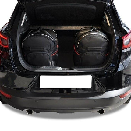 Kjust Reistassenset voor Mazda CX-3 Vanaf 2015 - Set van 3 Tassen met 2 Roltassen en 1 Sporttas