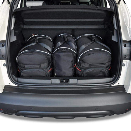 Kjust Reistassenset voor Renault Captur 2013-2019 - Set van 3 Tassen met 2 Roltassen en 1 Sporttas