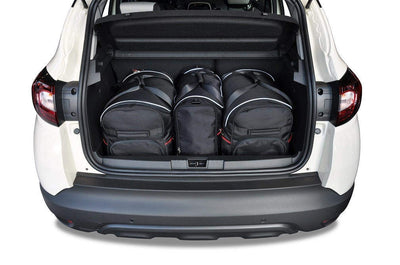 Kjust Reistassenset voor Renault Captur 2013-2019 - Set van 3 Tassen met 2 Roltassen en 1 Sporttas