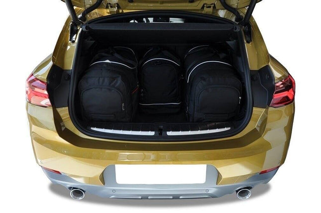 Kjust Reistassenset voor BMW X2 2018-2023 - Set van 4 Tassen met 2 Roltassen 1 Sporttas en 1 Vliegtuigtas