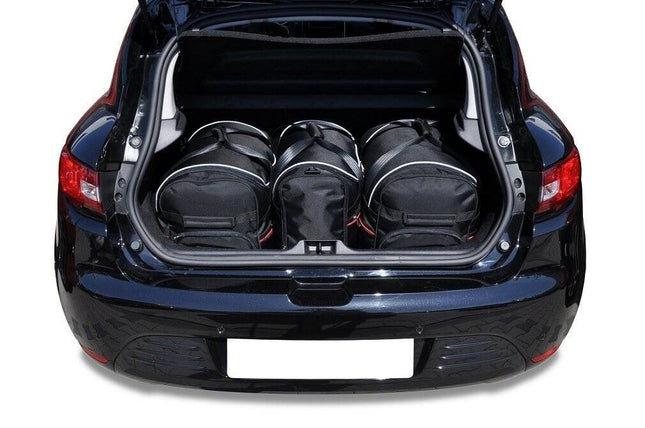Kjust Reistassenset voor Renault Clio 5-deurs 2012-2019 - Set van 3 Tassen met 2 Roltassen en 1 Sporttas