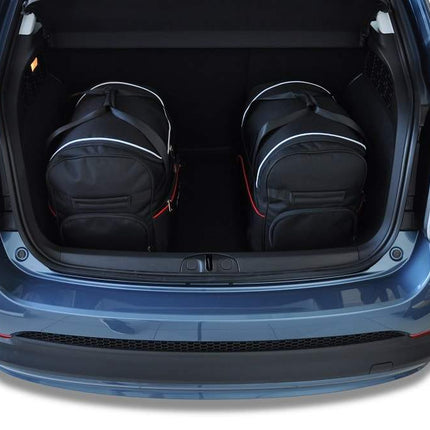 Kjust Reistassenset voor Fiat 500X vanaf 2015 - Set van 3 Tassen met 2 Roltassen en 1 Sporttas