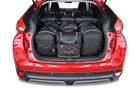 Kjust Reistassenset voor Mitsubishi Eclipse Cross vanaf 2017 - Set van 4 Tassen met 2 Roltassen 1 Sporttas en 1 Vliegtuigtas
