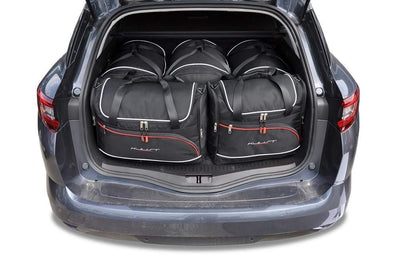 Kjust Reistassenset voor Renault Megane Sport Tourer 2016-2022 - Set van 5 Tassen met 3 Roltassen en 2 Vliegtuigtassen