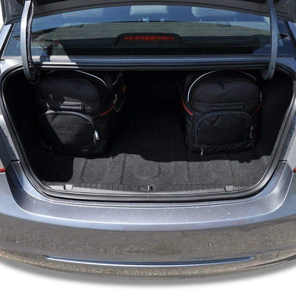 Kjust Reistassenset voor Chevrolet Cruze Sedan 2009-2016 - Set van 5 Tassen met 3 Roltassen en 2 Vliegtuigtassen