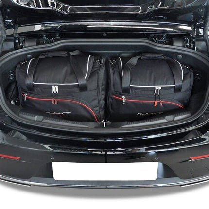 Kjust Reistassenset voor Mercedes Benz E-Klasse cabrio 2010-2017 - Set van 4 Tassen met 2 Sporttassen en 2 Vliegtuigtassen