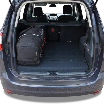 Kjust Reistassenset voor Ford Grand C-Max 2010-2015 - Set van 4 Tassen met 2 Roltassen en 2 Sporttassen