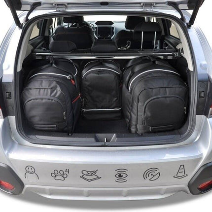 Kjust Reistassenset voor Subaru XV 2017-2021 - Set van 4 Tassen met 2 Roltassen en 2 Sporttassen