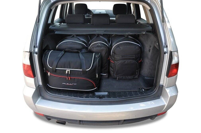 Kjust Reistassenset voor BMW X3 2003-2011 - Set van 5 Tassen met 2 Roltassen 1 Sporttas en 2 Vliegtuigtassen