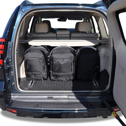 Kjust Reistassenset voor Toyota Land Cruiser 5-deurs vanaf 2018 - Set van 5 Tassen met 3 Roltassen en 2 Sporttassen