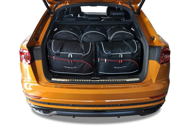 Kjust Reistassenset voor Audi Q7 vanaf 2015 - Set van 5 Tassen met 3 Roltassen en 2 Vliegtuigtassen
