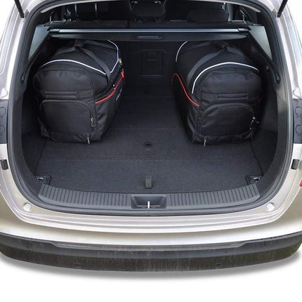 Kjust Reistassenset voor Hyundai i30 Tourer vanaf 2017 - Set van 5 Tassen met 3 Roltassen en 2 Sporttassen