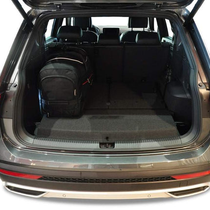 Kjust Reistassenset voor Seat Tarraco vanaf 2019 - Set van 5 Tassen met 3 Roltassen en 2 Vliegtuigtassen