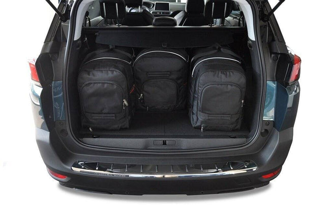Kjust Reistassenset voor Peugeot 5008 2017-2024 - Set van 4 Tassen met 3 Roltassen en 1 Sporttas