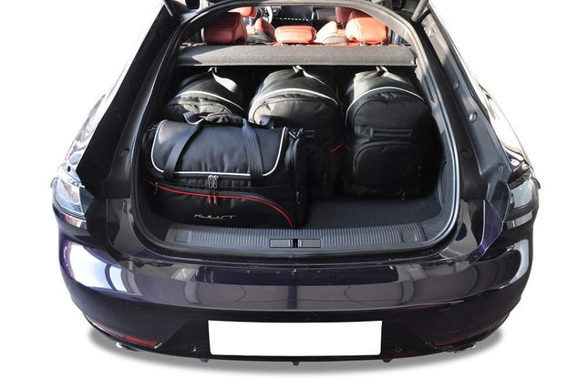 Kjust Reistassenset voor Peugeot 508 Sedan vanaf 2018 - Set van 5 Tassen met 3 Roltassen en 2 Vliegtuigtassen