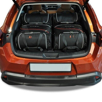 Kjust Reistassenset voor Lexus UX 2018-2024 - Set van 4 Tassen met 4 Vliegtuigtassen