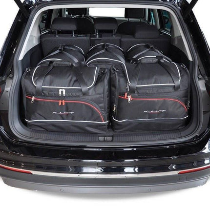 Kjust Reistassenset voor Volkswagen Tiguan Allspace 2017-2024 - Set van 5 Tassen met 3 Roltassen en 2 Sporttassen