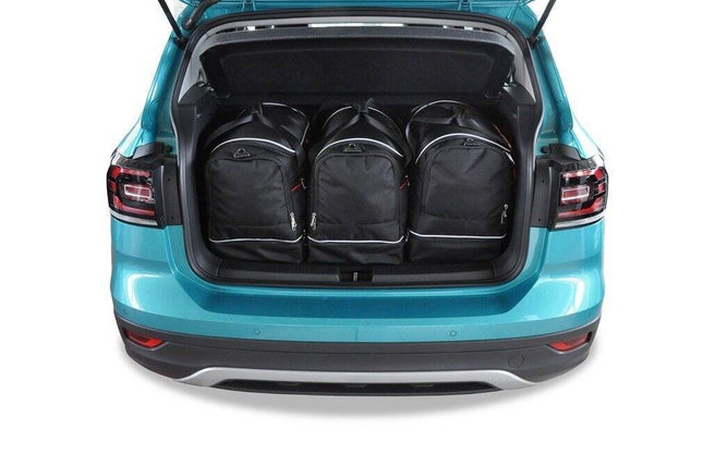 Kjust Reistassenset voor Volkswagen T-Cross 2019-2024 - Set van 3 Tassen met 3 Sporttassen