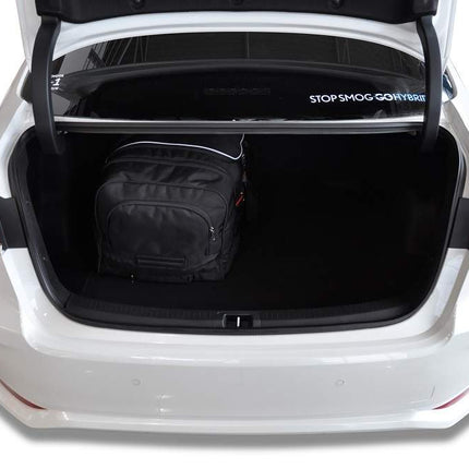 Kjust Reistassenset voor Toyota Corolla Sedan vanaf 2019 - Set van 4 Tassen met 2 Roltassen en 2 Vliegtuigtassen