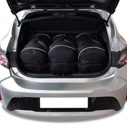 Kjust Reistassenset voor Toyota Corolla 5-deurs vanaf 2019 - Set van 3 Tassen met 3 Roltassen
