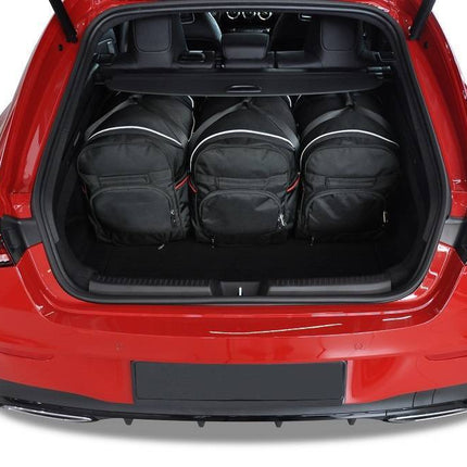 Kjust Reistassenset voor Mercedes Benz CLA Shooting Brake 2019-2025 - Set van 5 Tassen met 3 Roltassen en 2 Sporttassen