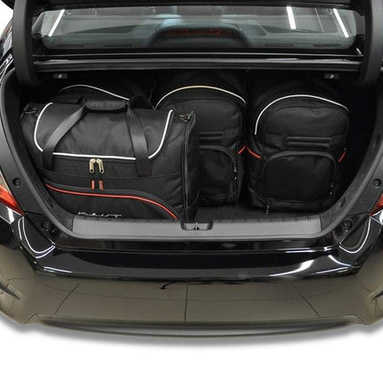 Kjust Reistassenset voor Honda Civic Sedan 2018-2022 - Set van 5 Tassen met 3 Roltassen en 2 Vliegtuigtassen