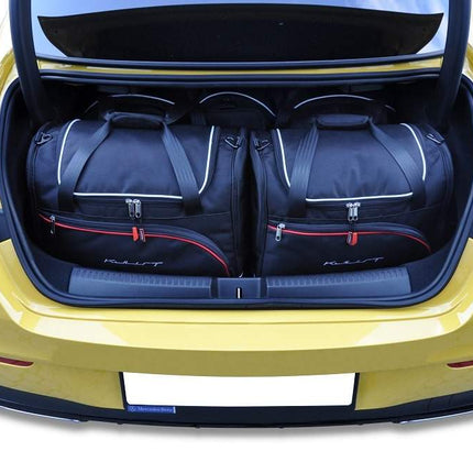 Kjust Reistassenset voor Mercedes Benz CLA coupe 2019-2025 - Set van 5 Tassen met 2 Roltassen 2 Sporttassen en 1 Vliegtuigtas