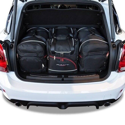 Kjust Reistassenset voor Mini Countryman 2017-2024 - Set van 4 Tassen met 2 Roltassen 1 Sporttas en 1 Vliegtuigtas