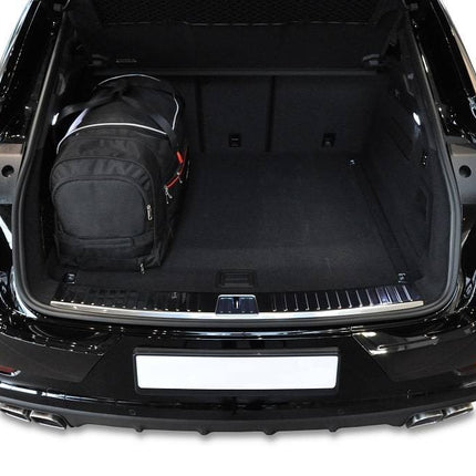 Kjust Reistassenset voor Porsche Cayenne coup�� vanaf 2019 - Set van 4 Tassen met 3 Roltassen en 1 Vliegtuigtas