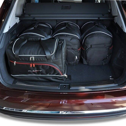 Kjust Reistassenset voor Volkswagen Touareg vanaf 2018 - Set van 5 Tassen met 3 Roltassen en 2 Sporttassen