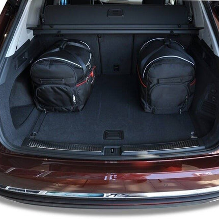 Kjust Reistassenset voor Volkswagen Touareg vanaf 2018 - Set van 5 Tassen met 3 Roltassen en 2 Sporttassen