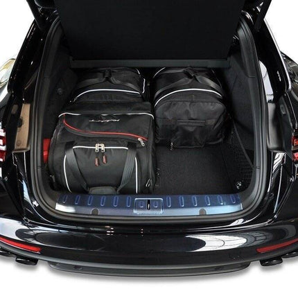 Kjust Reistassenset voor Porsche Panamera Sport Turismo 2017-2024 - Set van 4 Tassen met 2 Roltassen en 2 Sporttassen